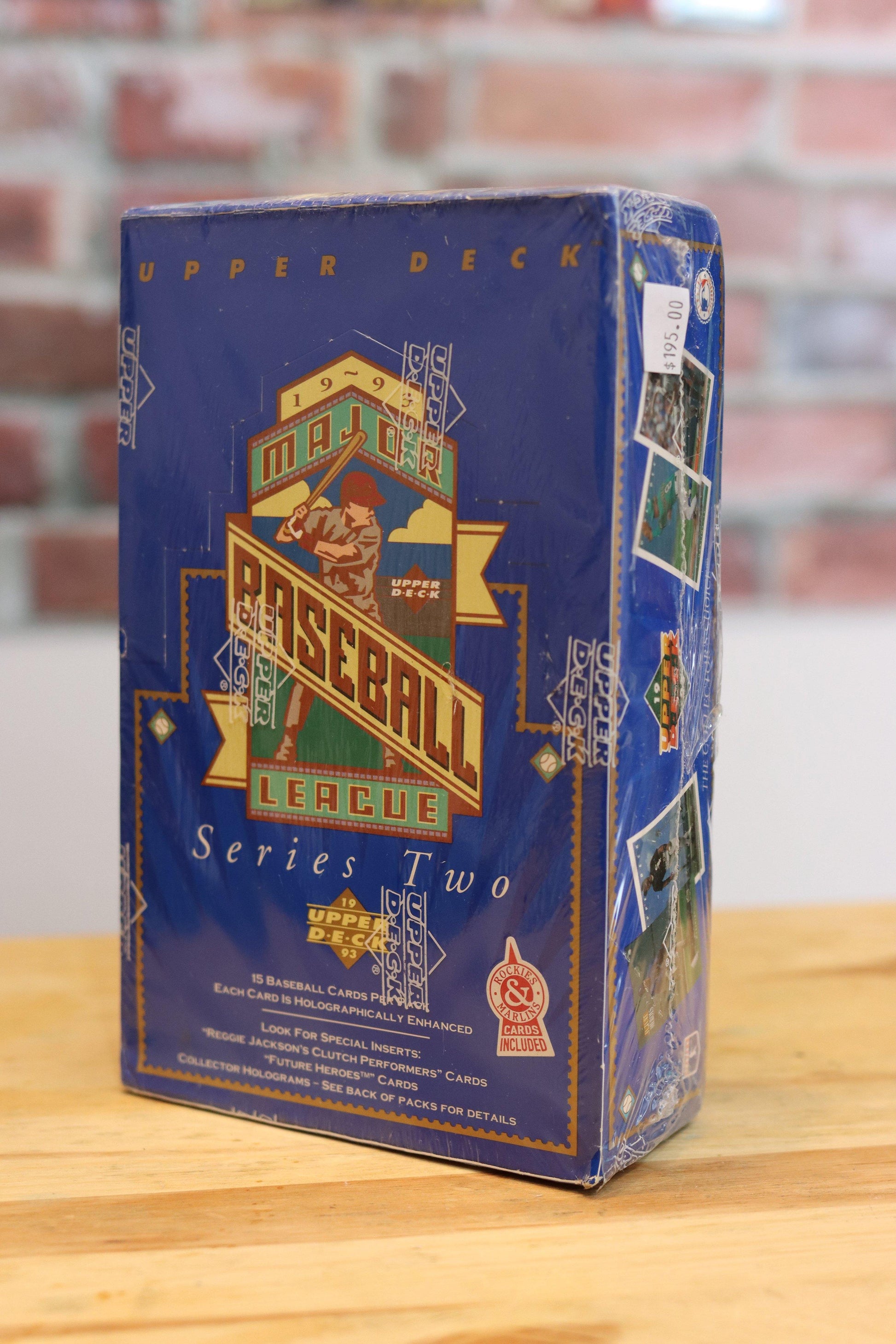 1993 Upper Deck Baseball Card Series 2 Wax Box (36 Packs) Factory Sealed - FLIP Collectibles Shop