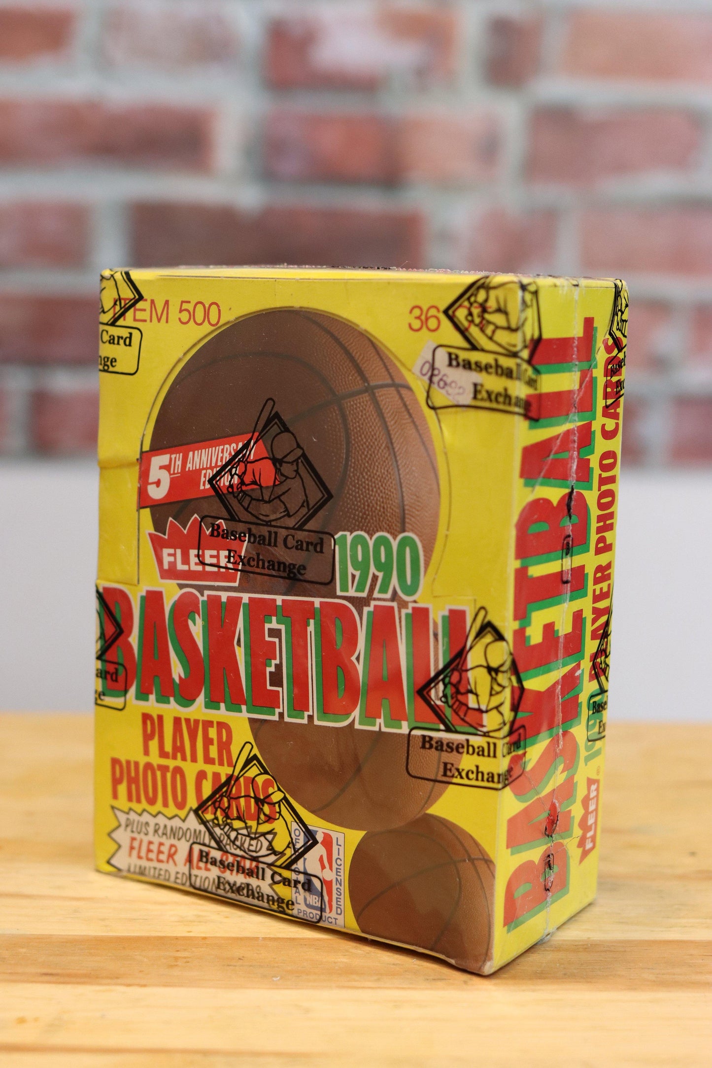 1990/91 Fleer Basketball Card Wax Box (36 Packs) - FLIP Collectibles Shop