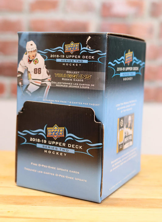 2018/19 Upper Deck Hockey Card Series 2 Gravity Box (36 Packs) - FLIP Collectibles Shop