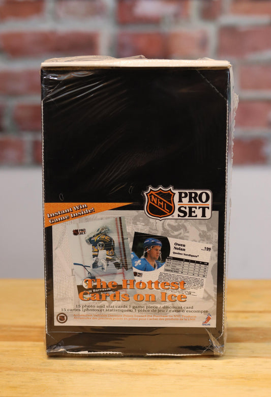 1991/92 Pro Set English Hockey Card Wax Box (36 Packs) - FLIP Collectibles Shop