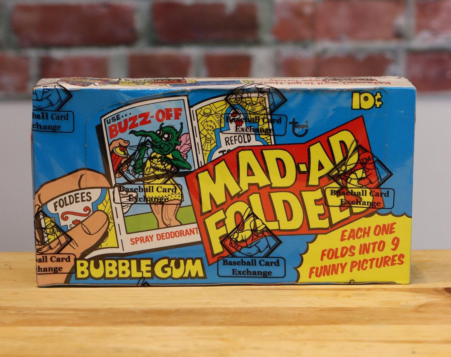 1976 Topps Mad Ad Foldees Trading Cards Wax Box (36 Packs) BBCE Authenticated - FLIP Collectibles Shop