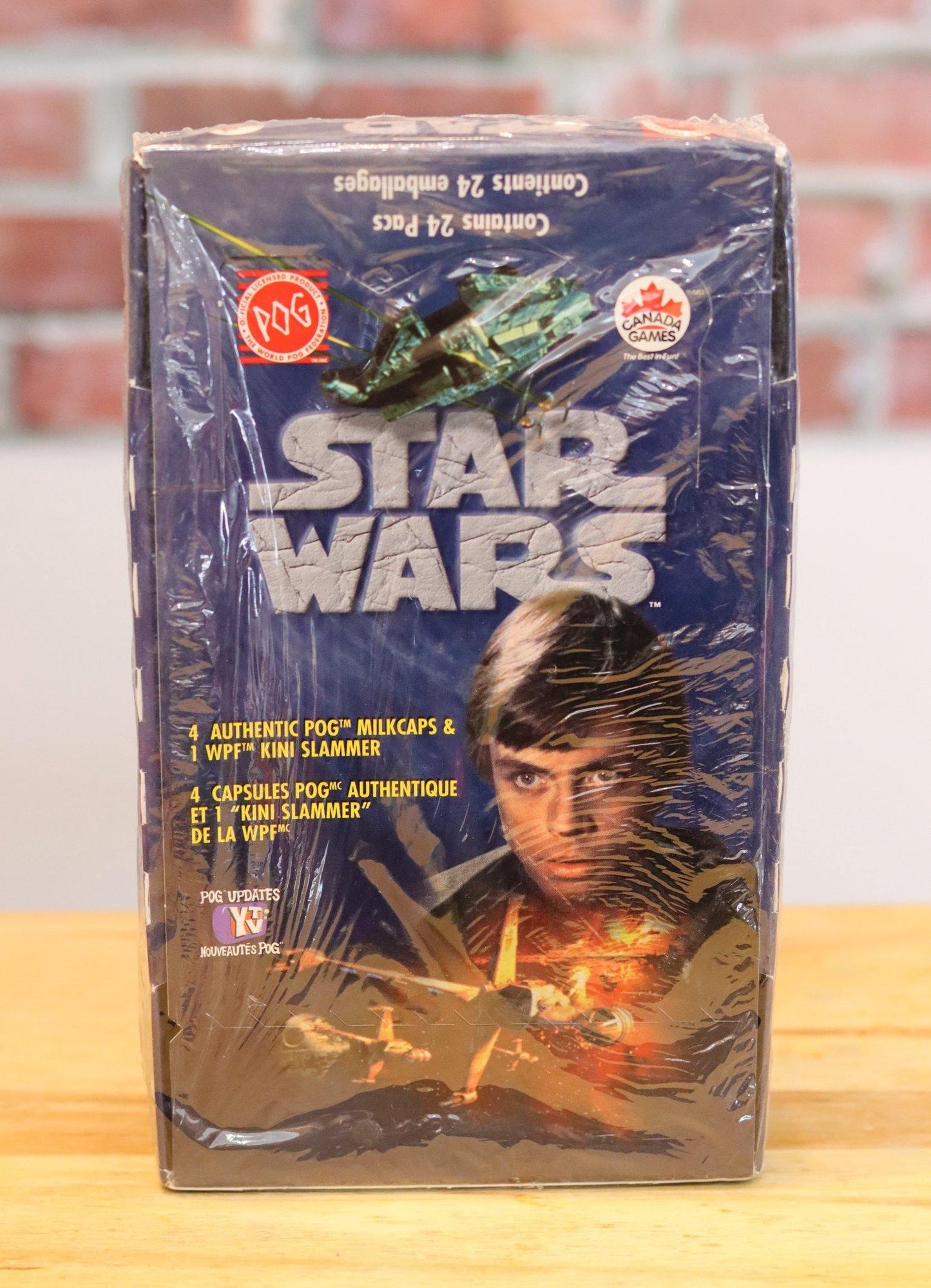 1995 Canada Games Star Wars Movie Pogs (24 Packs) Factory Sealed - FLIP Collectibles Shop