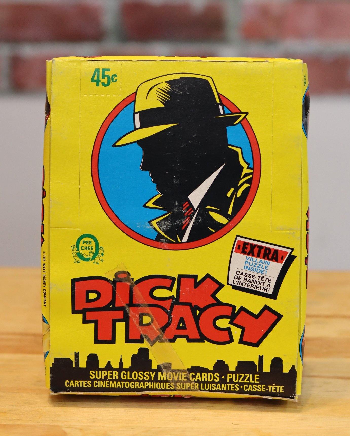 1990 O-Pee-Chee Dick Tracy Movie Trading Card Wax Box (36 Packs) - FLIP Collectibles Shop