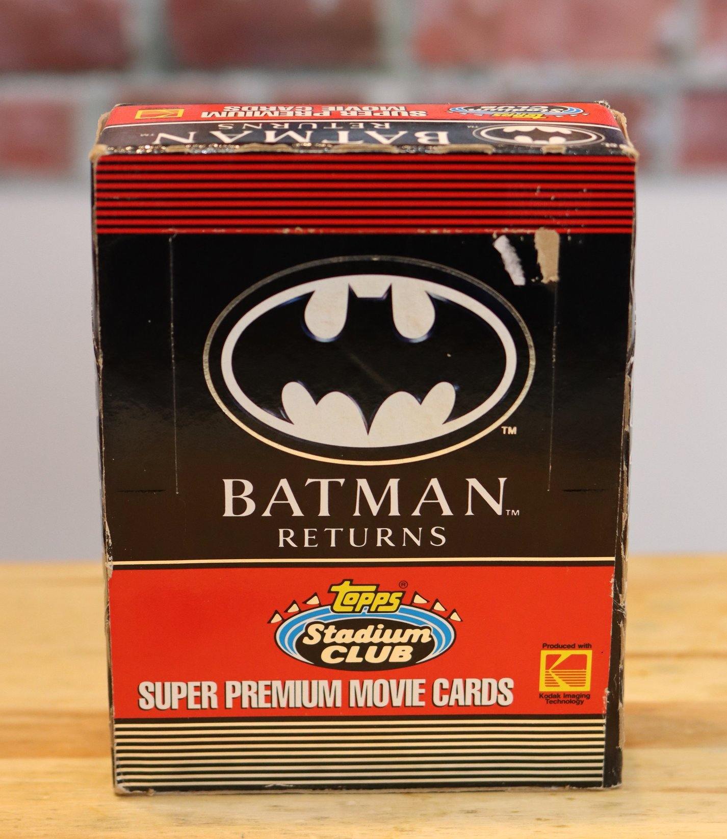 1991 Topps Stadium Club Batman Returns Movie Trading Card Wax Box (36 Packs) - FLIP Collectibles Shop