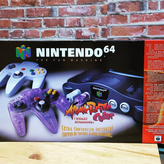 1998 Original Nintendo N64 Video Game System Mint New