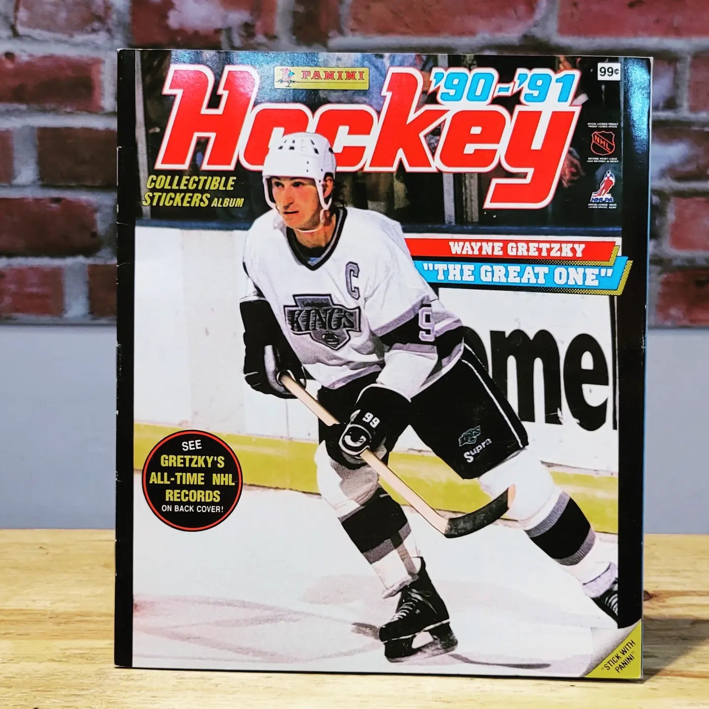 1990/91 Panini Hockey Sticker Album Complete Set