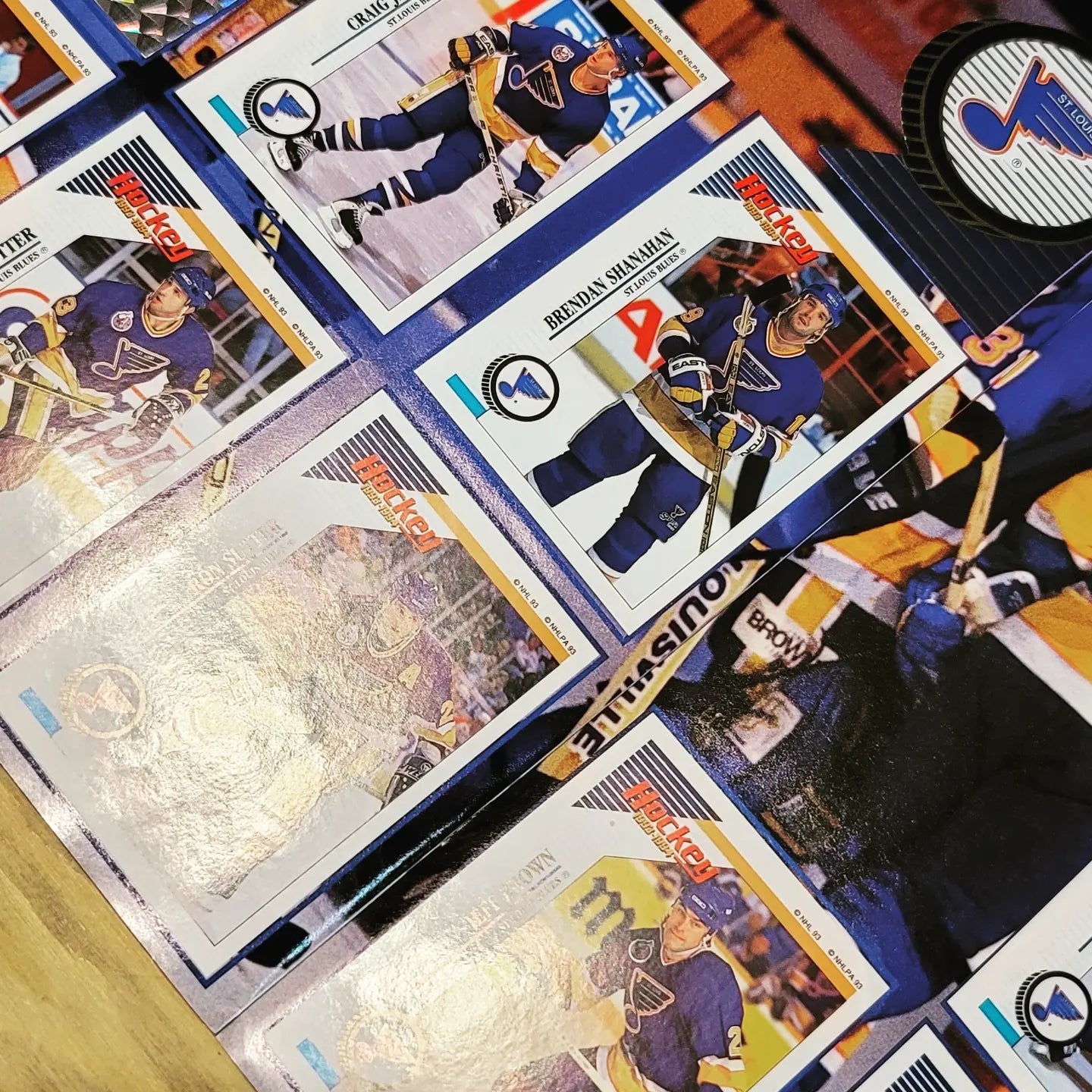 1993/94 Panini Hockey Sticker Album Complete Set