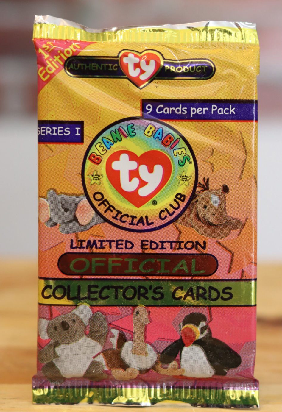1998 Ty Beanie Babies Trading Photo Cards Wax Pack