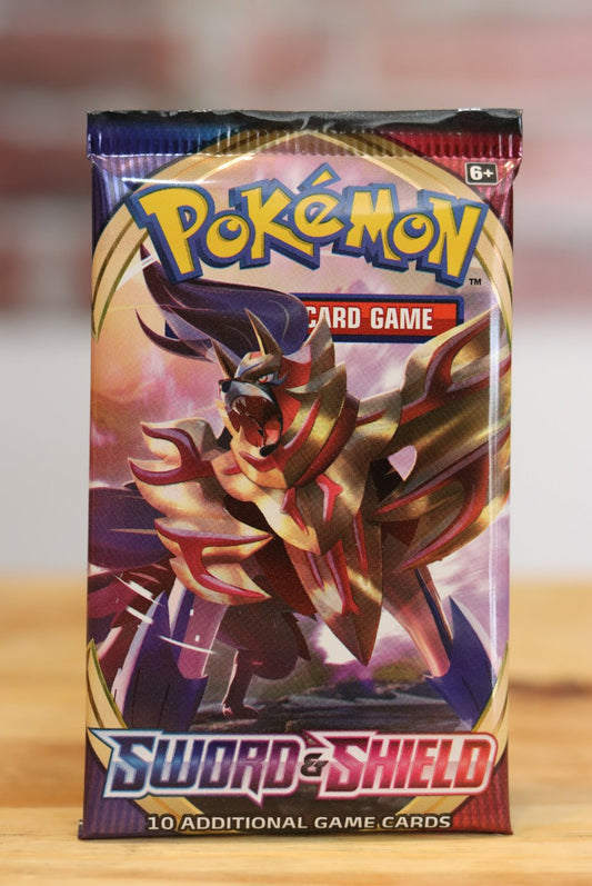 2020 Pokemon Sword & Shield Trading Card Booster Pack (10 Cards)