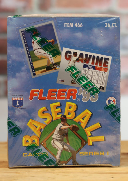 1993 Fleer Baseball Card Hobby Wax Box (36 Packs)