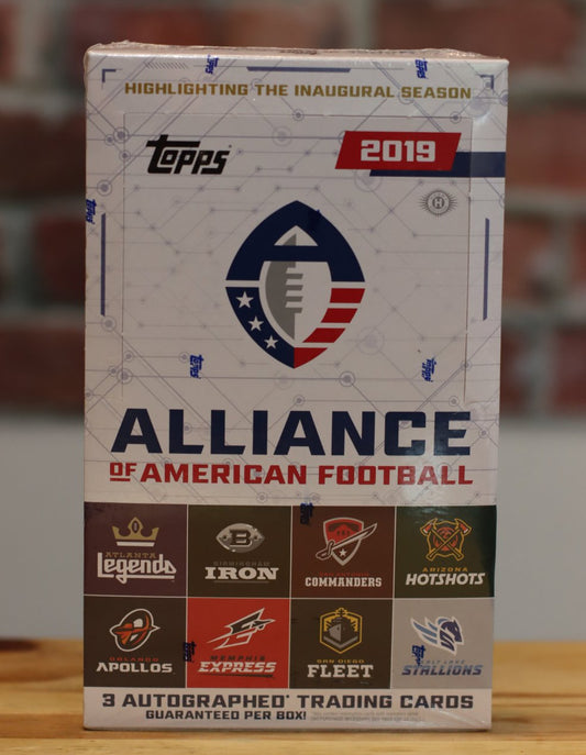 2019 Topps Alliance Of America Football Cards Hobby Wax Box (24 Packs)