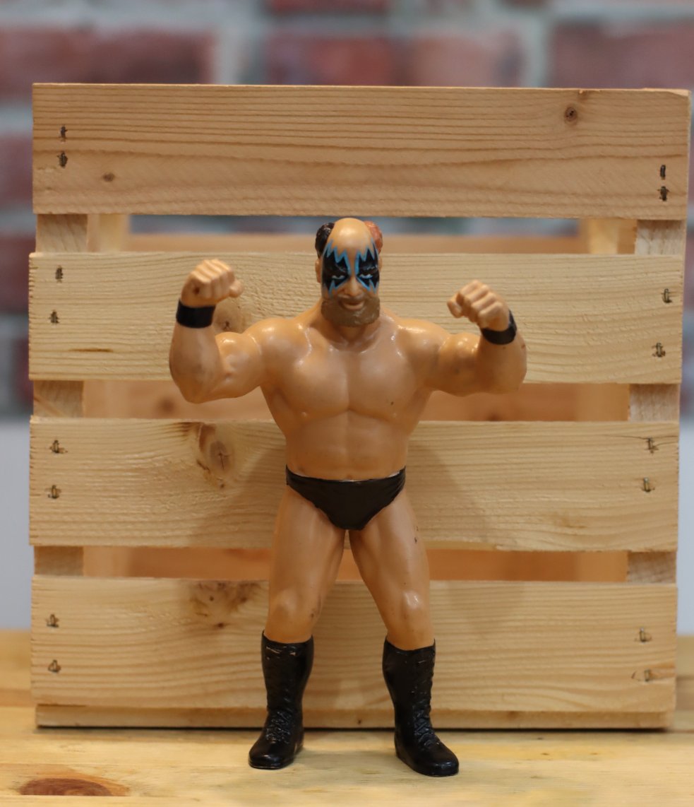 1989 LJN Warlord WWF WWF Rubber Wrestling Figure Amazing Find - Impeccable!