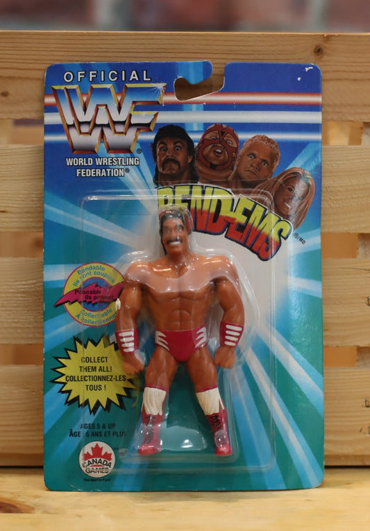 1996 Just Toys WWF Factory Sealed Marc Mero Bend Ems Wrestling Figure