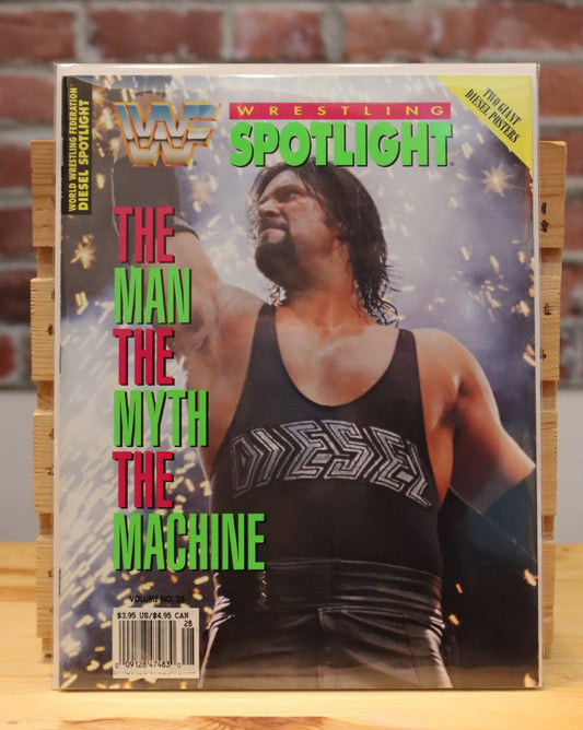 Original WWF WWE Vintage Wrestling Spotlight Magazine Diesel (1994)