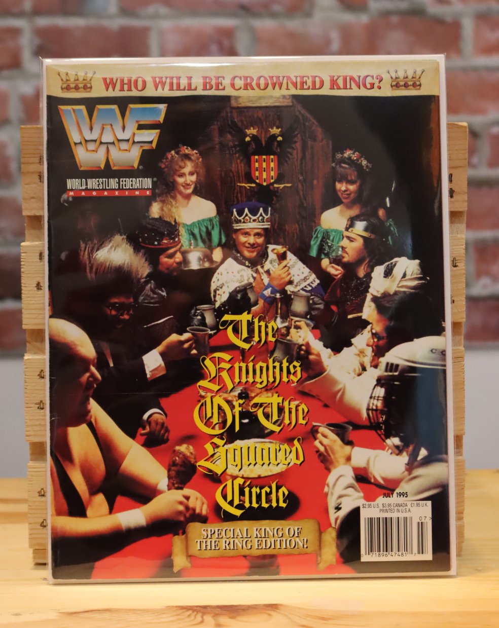 Original WWF WWE Vintage Wrestling Magazine Jerry The King Lawler (May 1995)