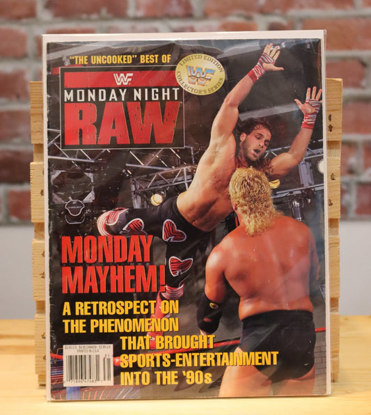 Original WWF WWE Vintage Best Of Monday Night Raw Wrestling Magazine HBK/Sid Justice