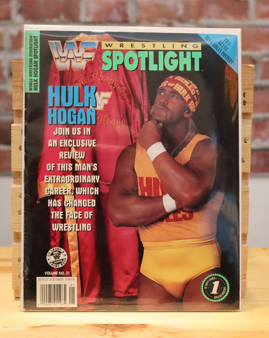 Original WWF WWE Vintage Wrestling Spotlight Magazine Hulk Hogan (1993)