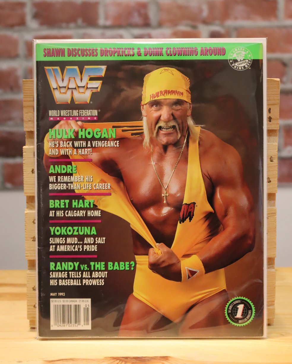 Original WWF WWE Vintage Wrestling Magazine Hulk Hogan (May 1993)