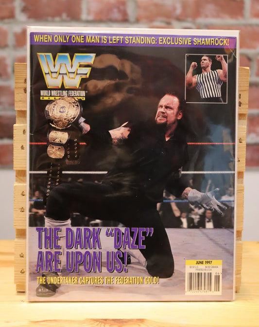 Original WWF WWE Vintage Wrestling Magazine The Undertaker (June 1997)