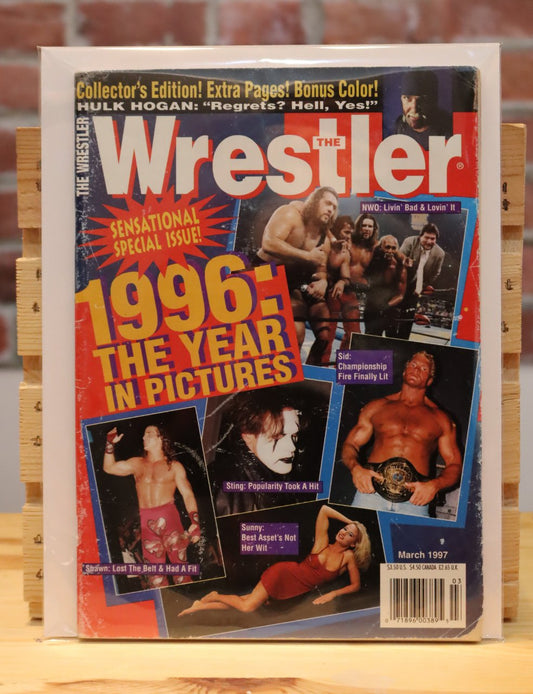 Original WWF WWE Vintage The Wrestler Wrestling Magazine NWO Hollywood Hulk Hogan (March 1997)