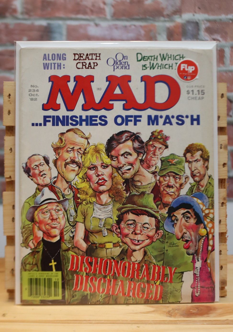 Original Vintage MAD Magazine MASH Issue 234 (October 1982)