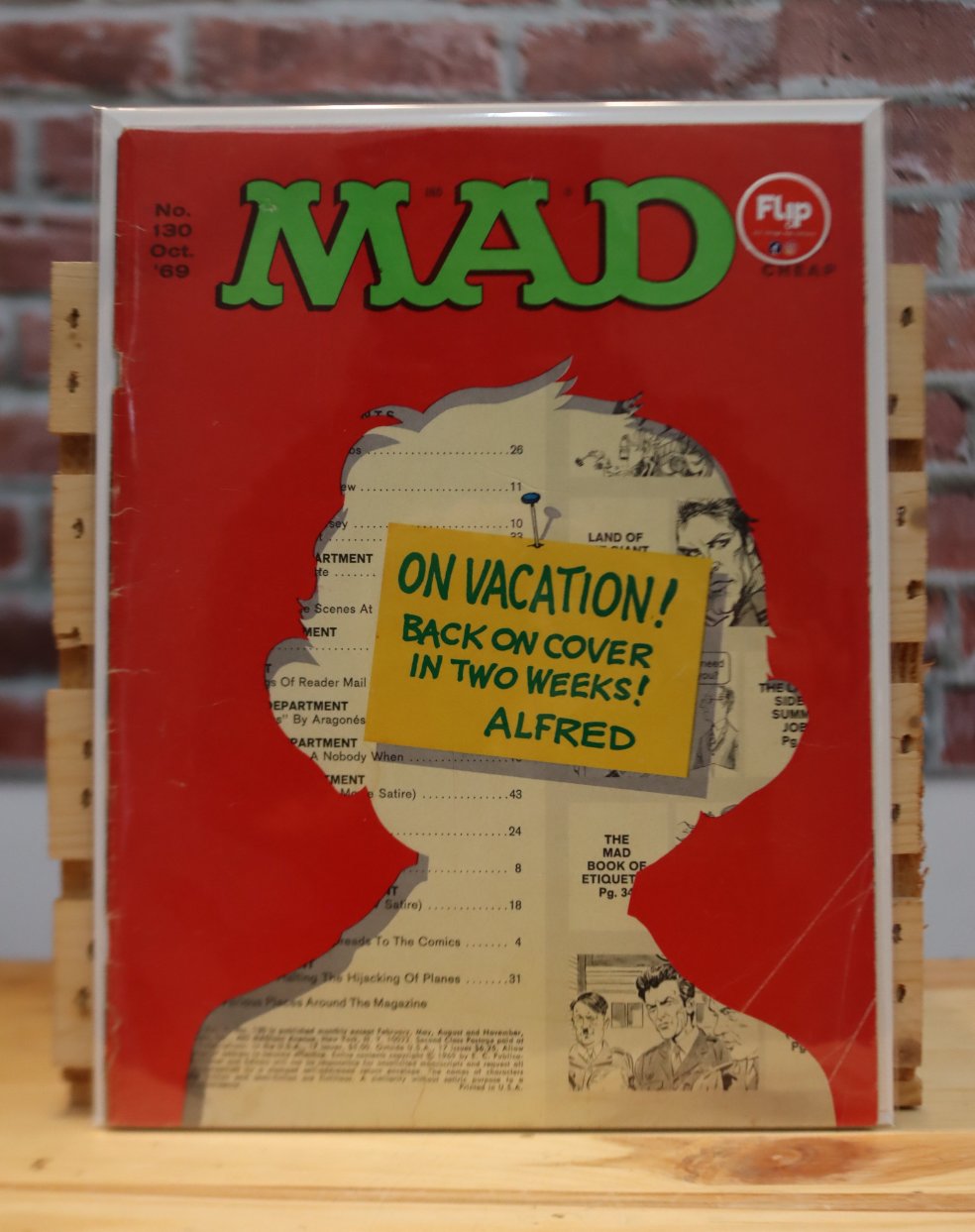 Original Vintage MAD Magazine Issue 130 (October 1969)