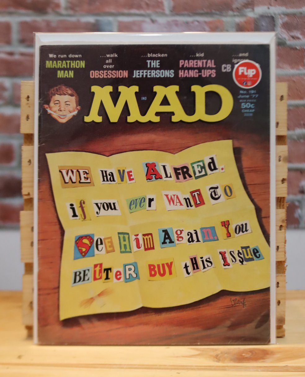 Original Vintage MAD Magazine Issue 191 (June 1977)