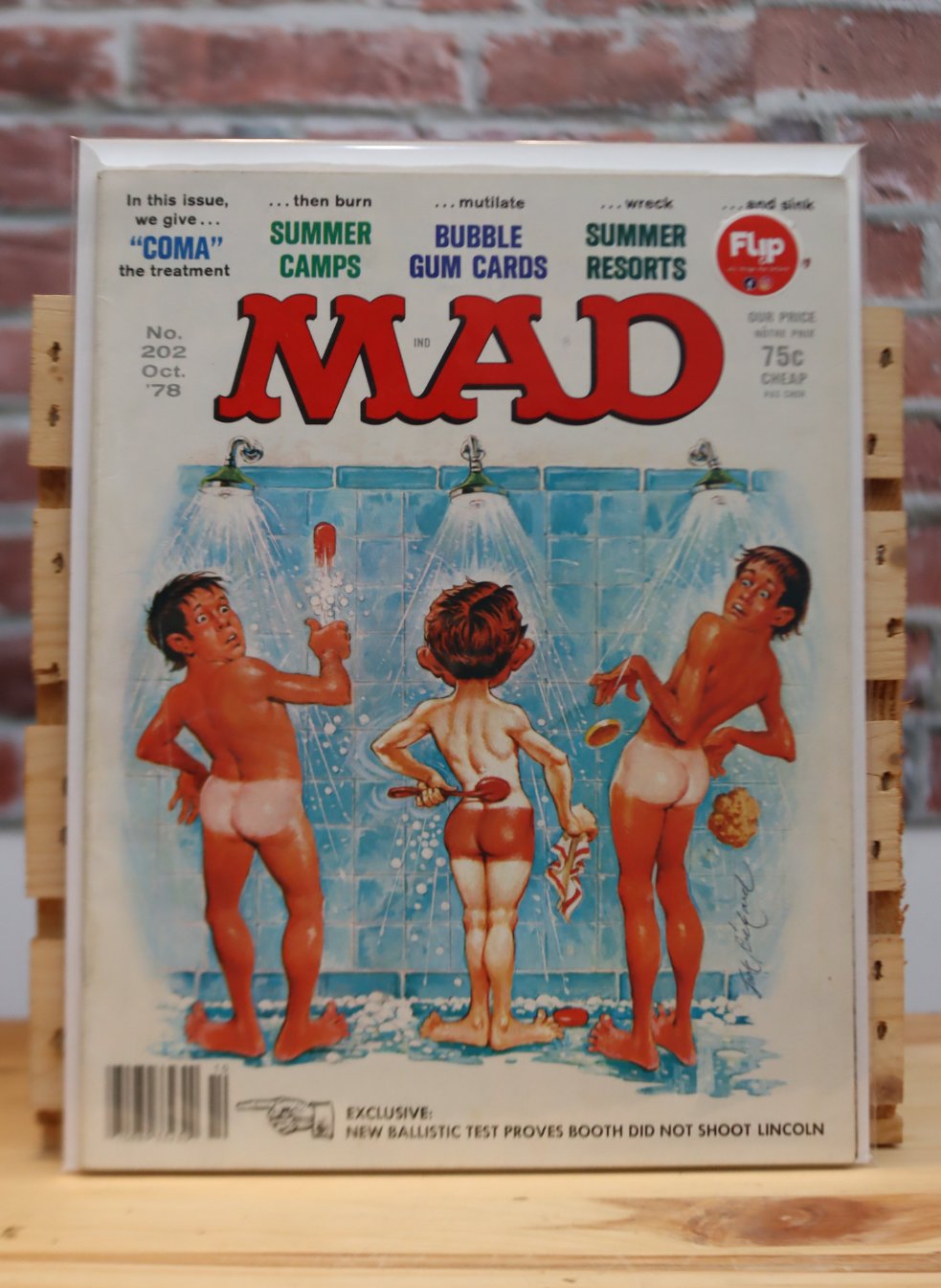 Original Vintage MAD Magazine Issue 202 (October 1978)
