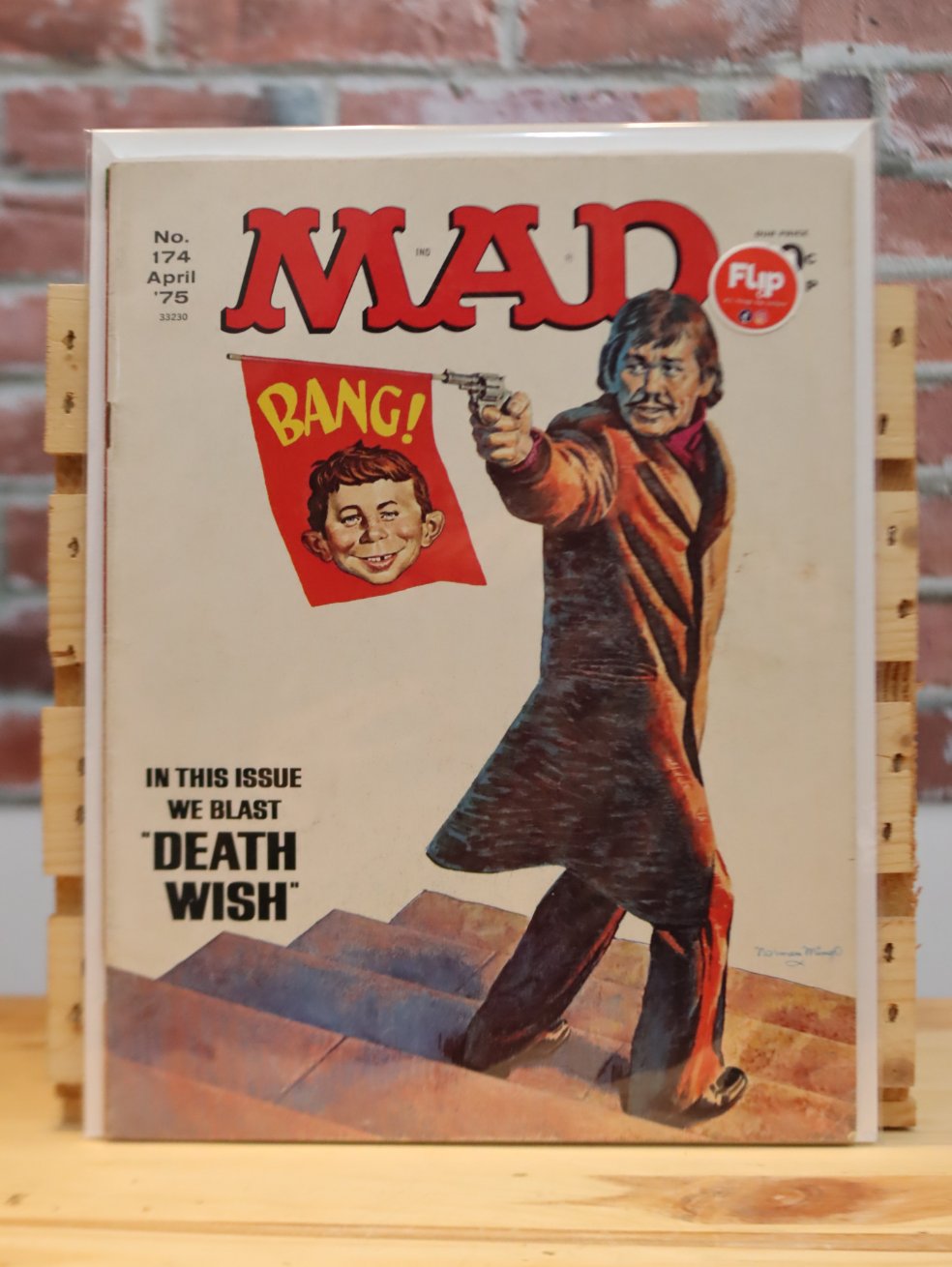 Original Vintage MAD Magazine Issue 174 (April 1975)