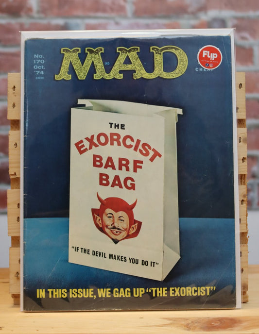 Original Vintage MAD Magazine Issue 170 (October 1974)