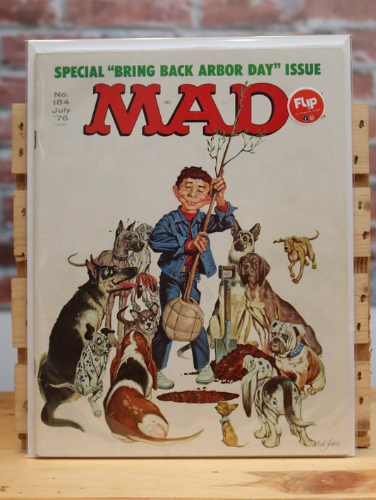 Original Vintage MAD Magazine Issue 184 (July 1976)