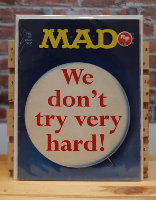 Original Vintage MAD Magazine Issue 115 (December 1967)