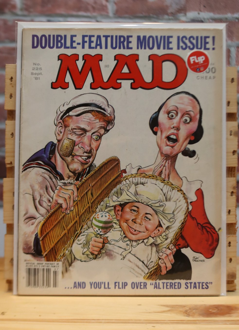 Original Vintage MAD Magazine Issue 225 (September 1981)
