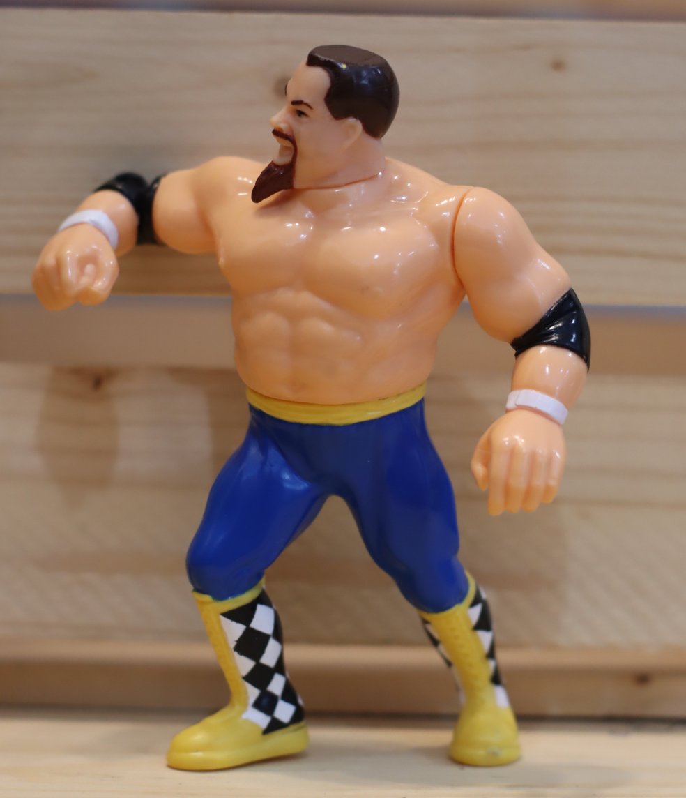 1992 Hasbro Jim The Anvil Neidhart Loose WWF Wrestling Figure Mint!