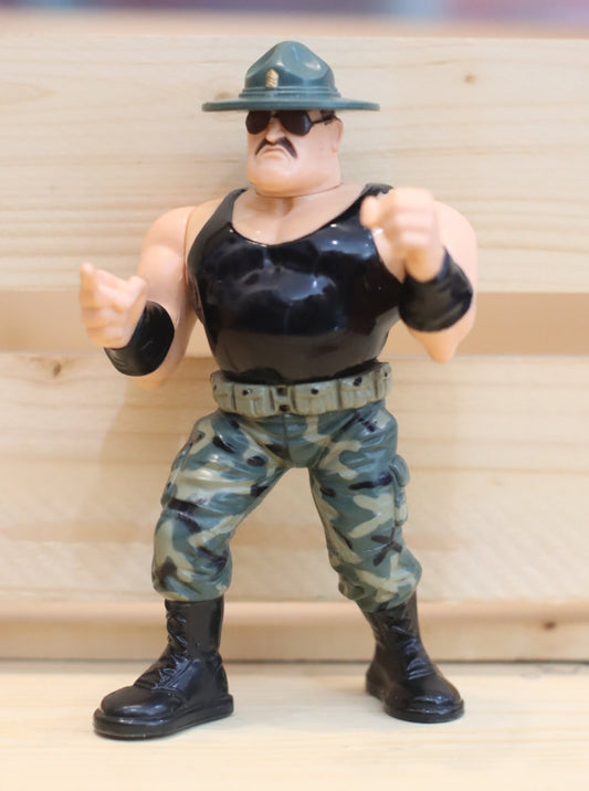 1992 Hasbro Sgt Slaughter Loose WWF Wrestling Figure Mint!