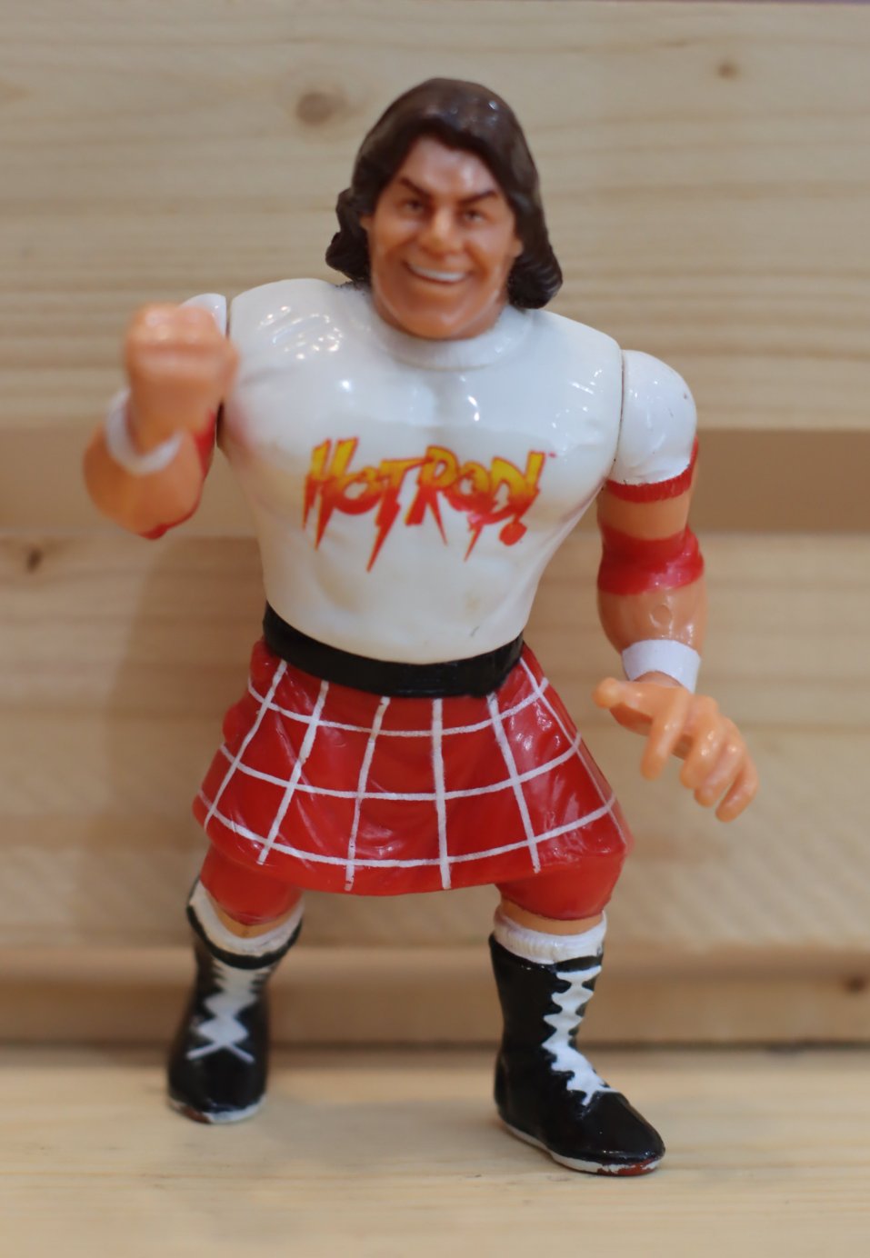 1992 Hasbro Rowdy Roddy Piper Loose WWF Wrestling Figure Near-Mint!