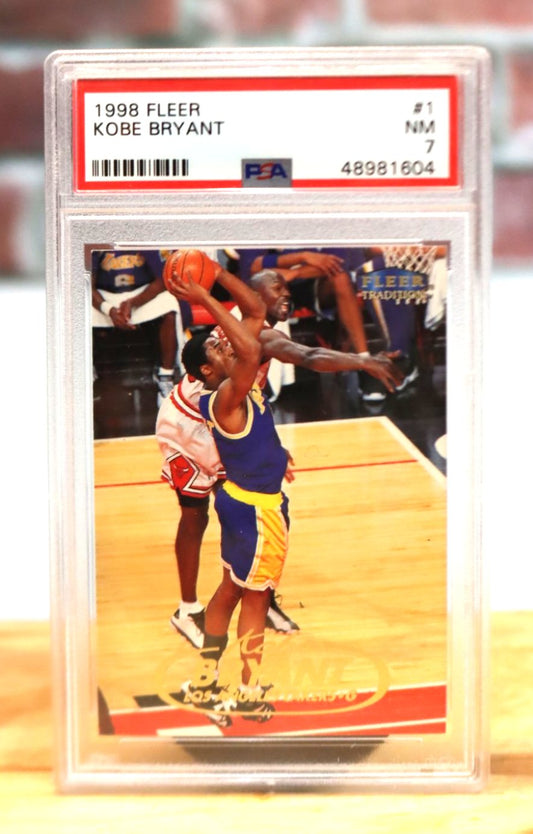 1998 Fleer Kobe Bryant Card #1 Michael Jordan Appearance