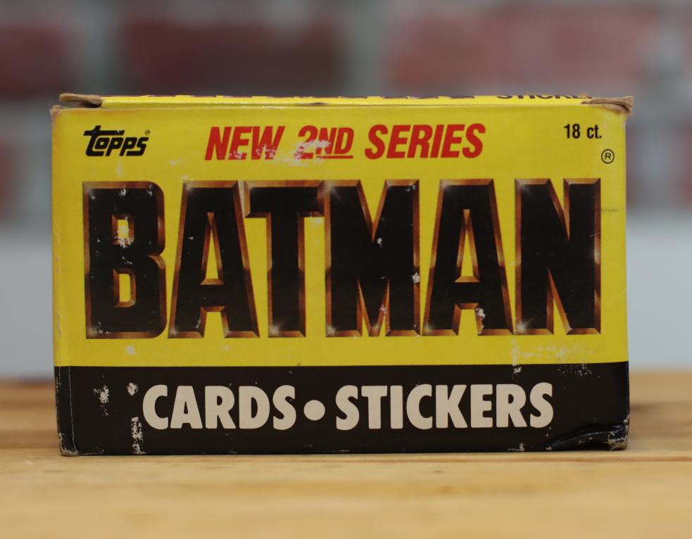 1989 Topps Batman New 2nd Series Movie Trading Cards (18 Packs)