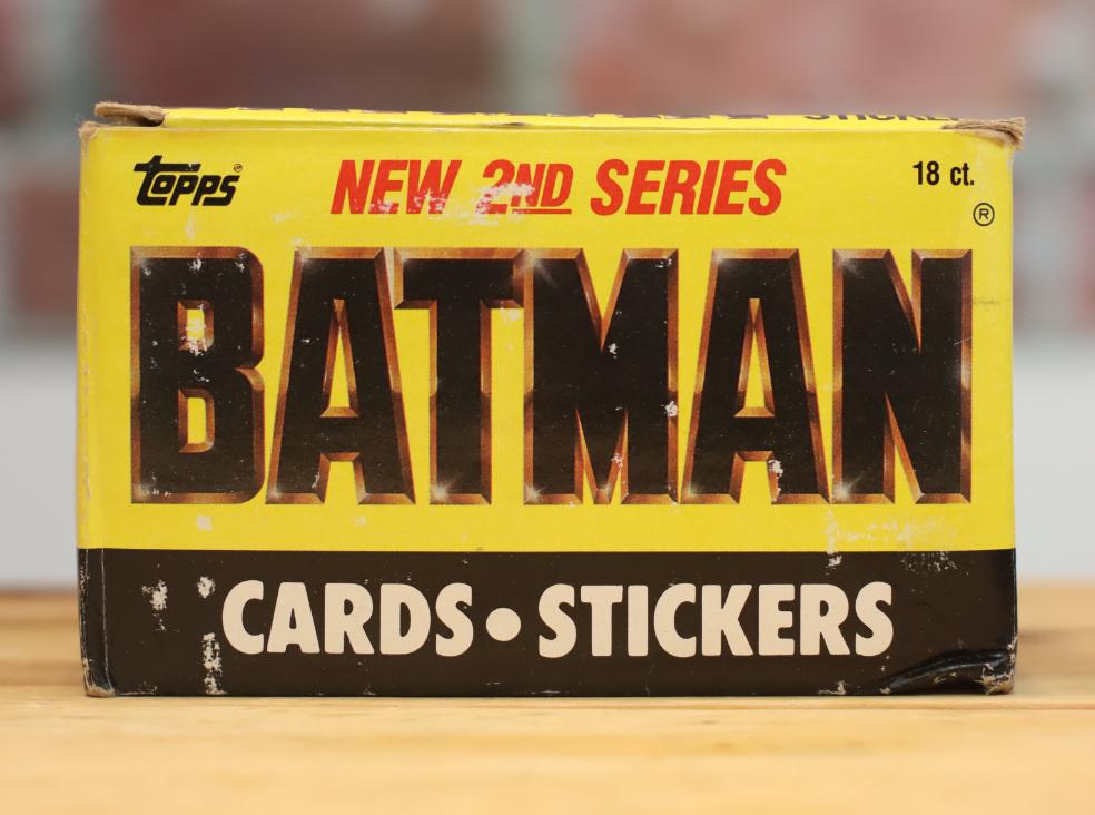 1989 Topps Batman New 2nd Series Movie Trading Cards (18 Packs)