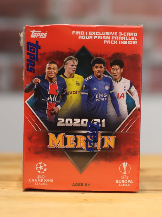 2020/21 Topps Merlin Soccer Cards Blaster Box (31 Cards)