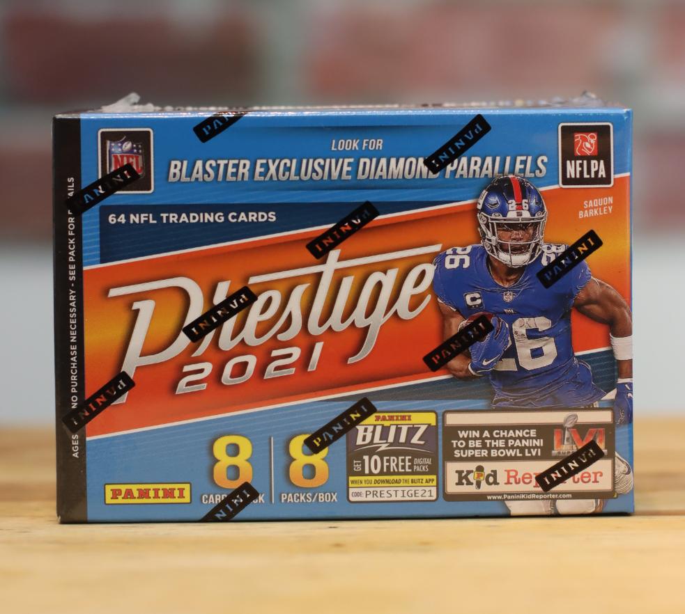 2021 Panini Prestige Football Cards Blaster Box (8 Packs)