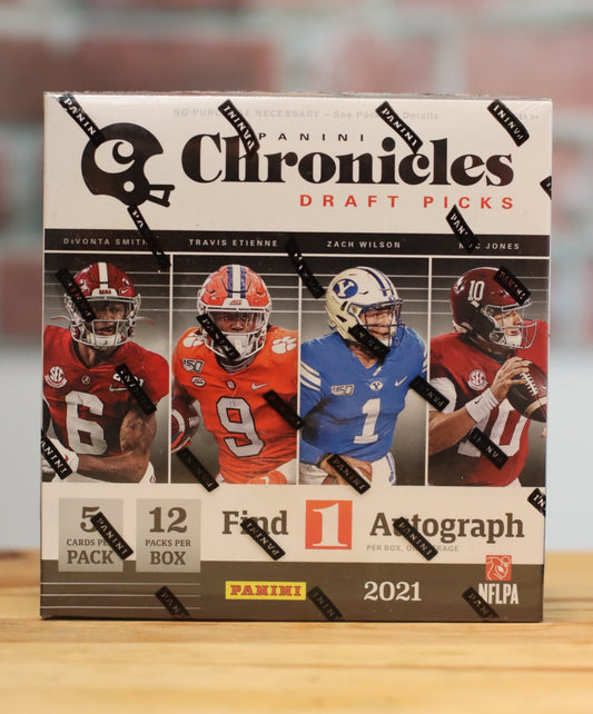 2021 Panini Chronicles NFLPA Football Draft Picks Mega Box (12 Packs)