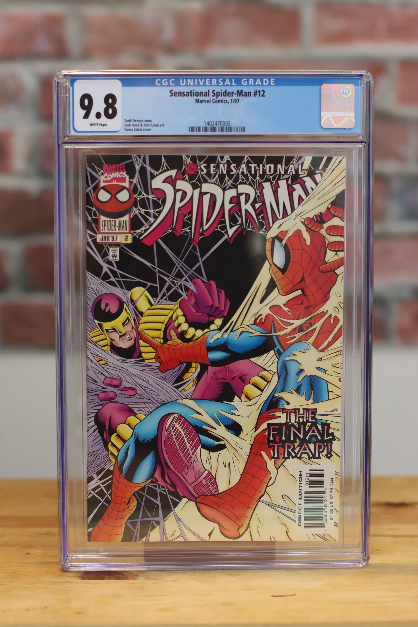 Sensational Spider-Man #12 Graded CGC 9.8 Comic Book
