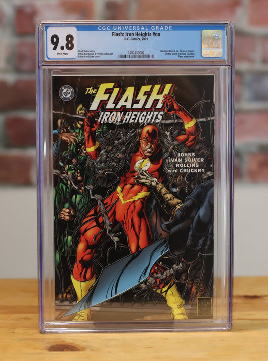 FLASH: Iron Heights Graded CGC 9.8 DC Comic Book Double Down, Fall Out Appearance