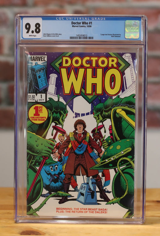 Doctor Who #1 Graded CGC 9.8 Marvel Comic Book