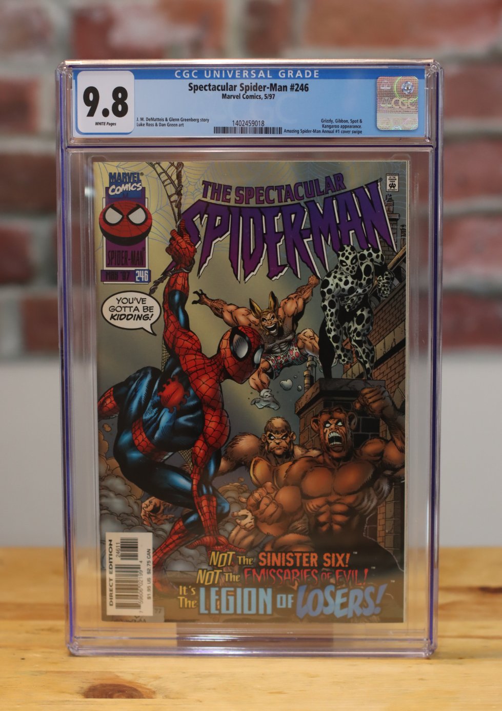 Spectacular Spider-Man #246  Graded CGC 9.8 Marvel Comic Book