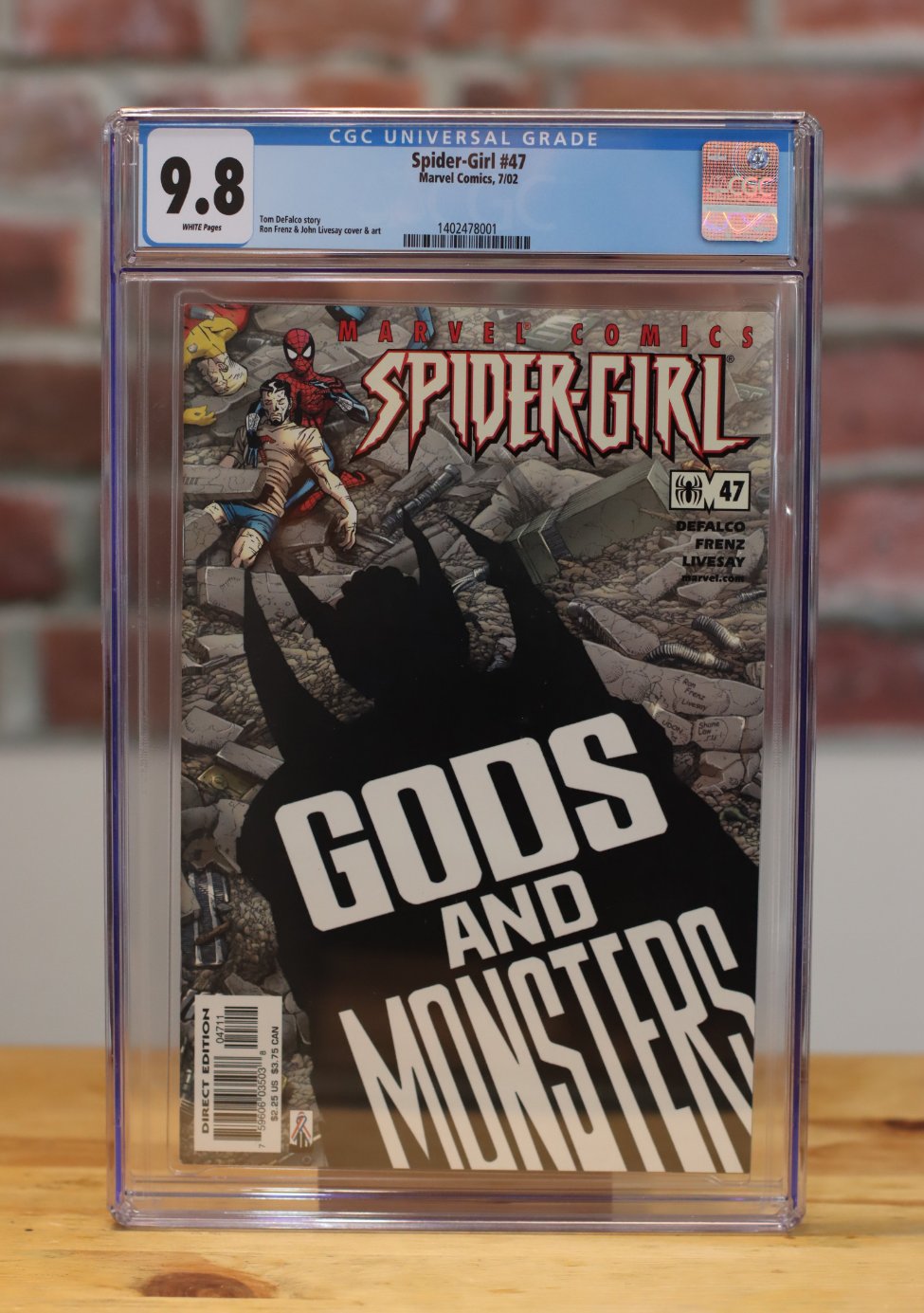 Spider-Girl #47 Graded CGC 9.8 Marvel Comic Book Gods And Monsters Issue