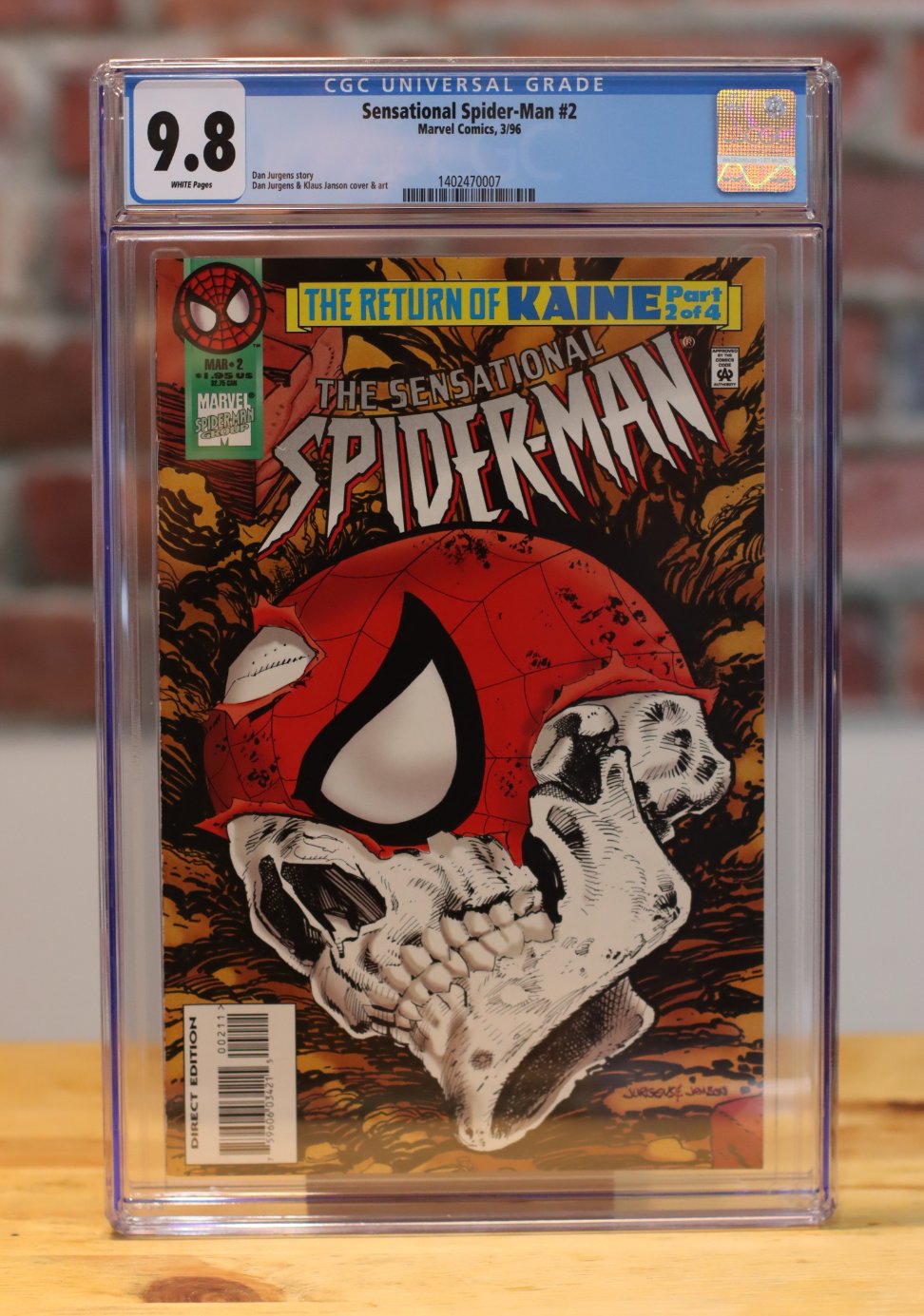 Sensational Spider-Man #2 Graded CGC 9.8 Marvel Comic Book