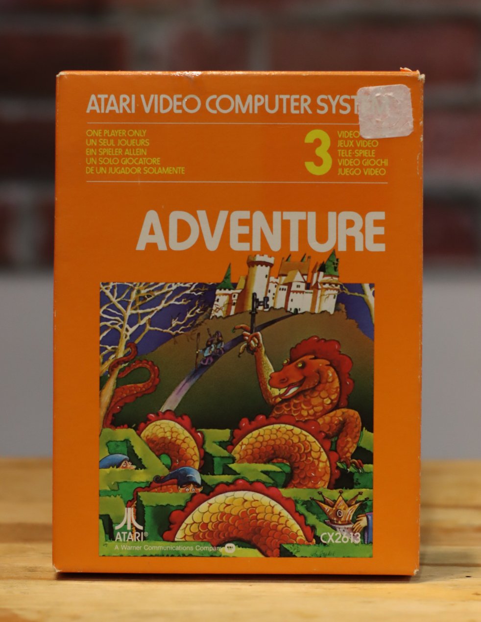 Adventure Atari 2600 Video Game Complete (1980)