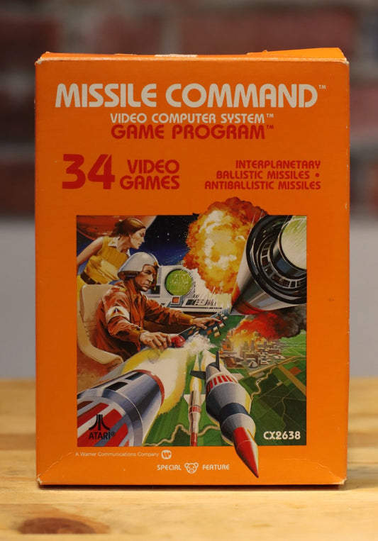 Missile Command Atari 2600 Video Game Complete (1980)
